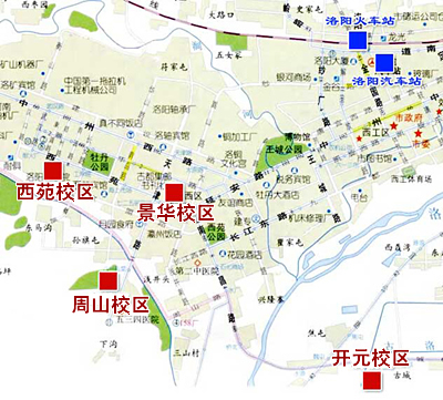 开元校区 位于洛阳市洛龙区开元大道263号.